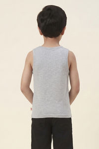 Lee Cooper Boys Solid Vest (Pack of 2) - Multicolor — thumbnail 4